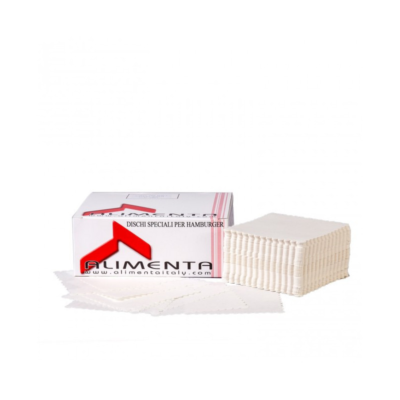 Disco de Papel Forma Cuadrada 110x110 mm Blanco 500 gr.